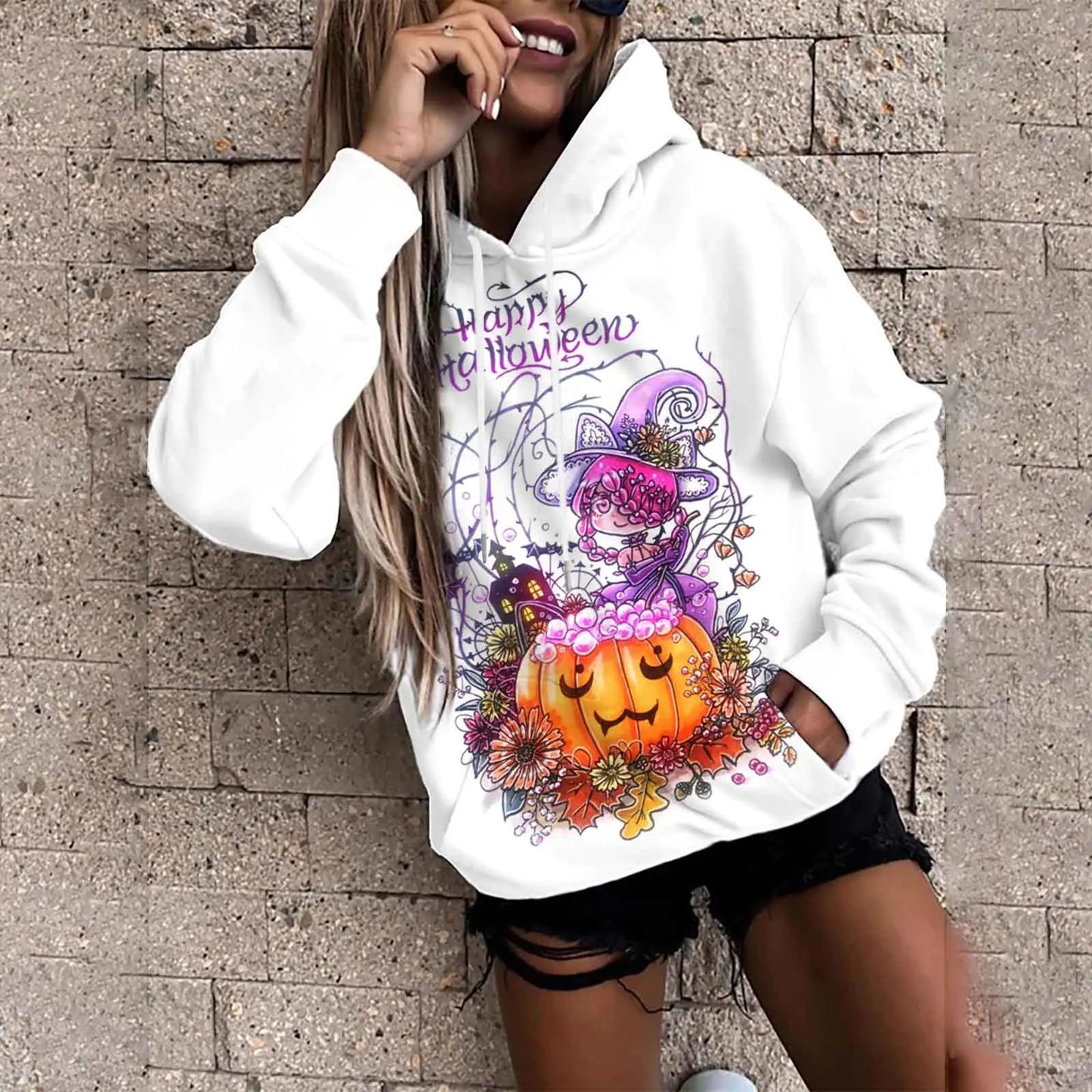 Women’s Halloween Padded Sweater | Plus Size Fall Fashion Top