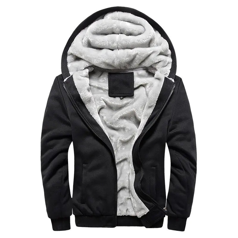Men's Hoodie Baseball Jacket for Fall & Winter