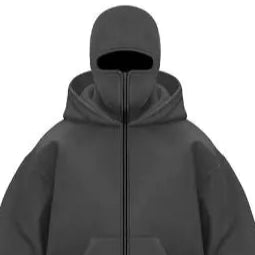 Ninja Hoodie: Double Hood Design Hooded Sweater