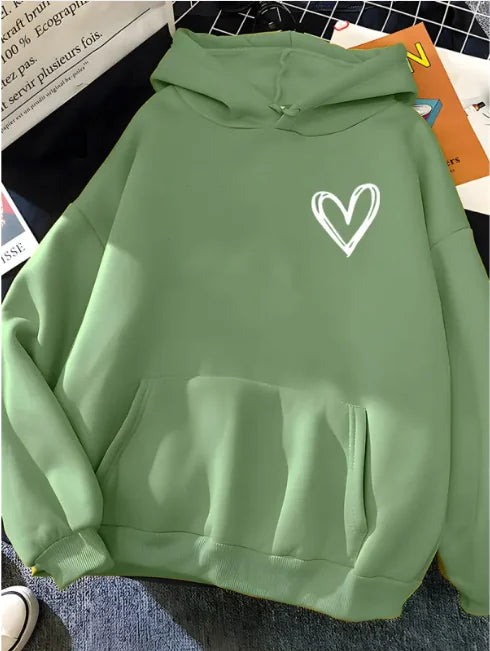 Cosmic Love 3D Print Hooded Sweatshirt.