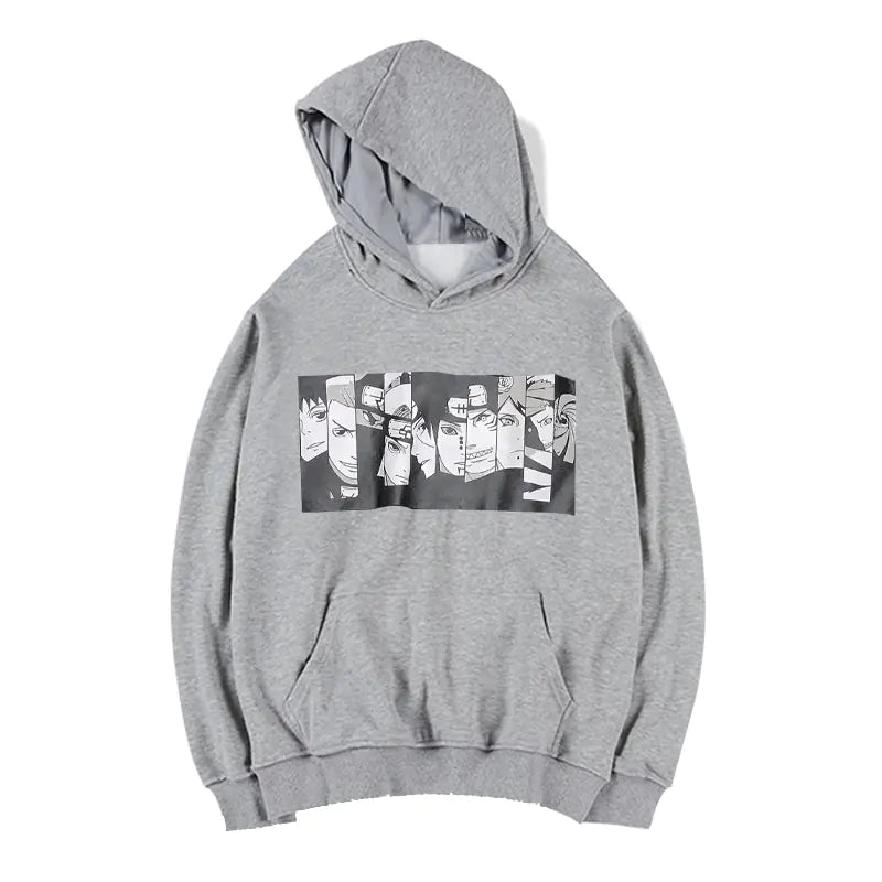 Naruto Hoodie, Trendy Loose Couple Long Sleeve Top.