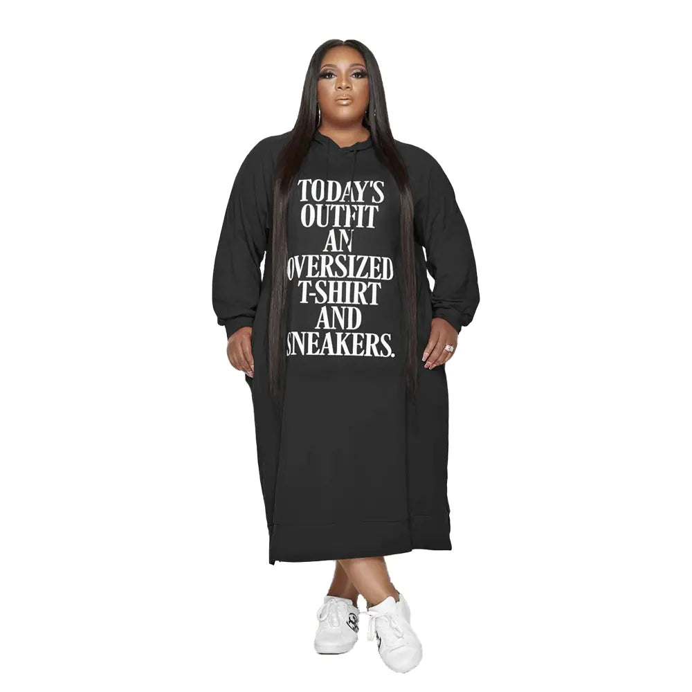 Chic & Cozy: The Printed Women’s Hoodie Dress You’ll Live In