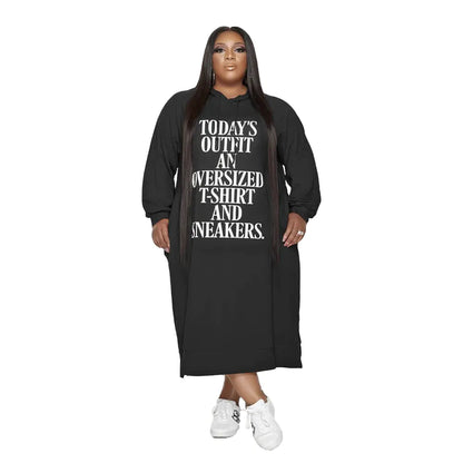 Chic & Cozy: The Printed Women’s Hoodie Dress You’ll Live In