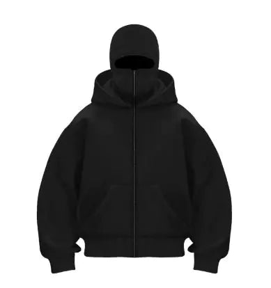 Ninja Hoodie: Double Hood Design Hooded Sweater