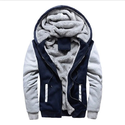Men's Hoodie Baseball Jacket for Fall & Winter