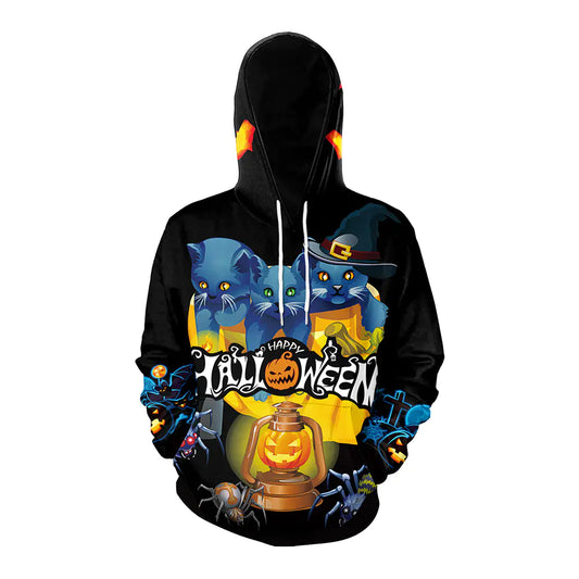 Halloween Couple's Hoodie | Loose Fit Fall Streetwear