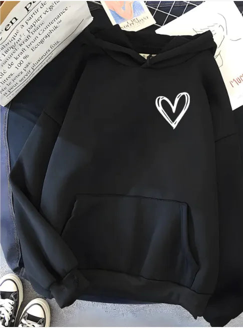 Cosmic Love 3D Print Hooded Sweatshirt.