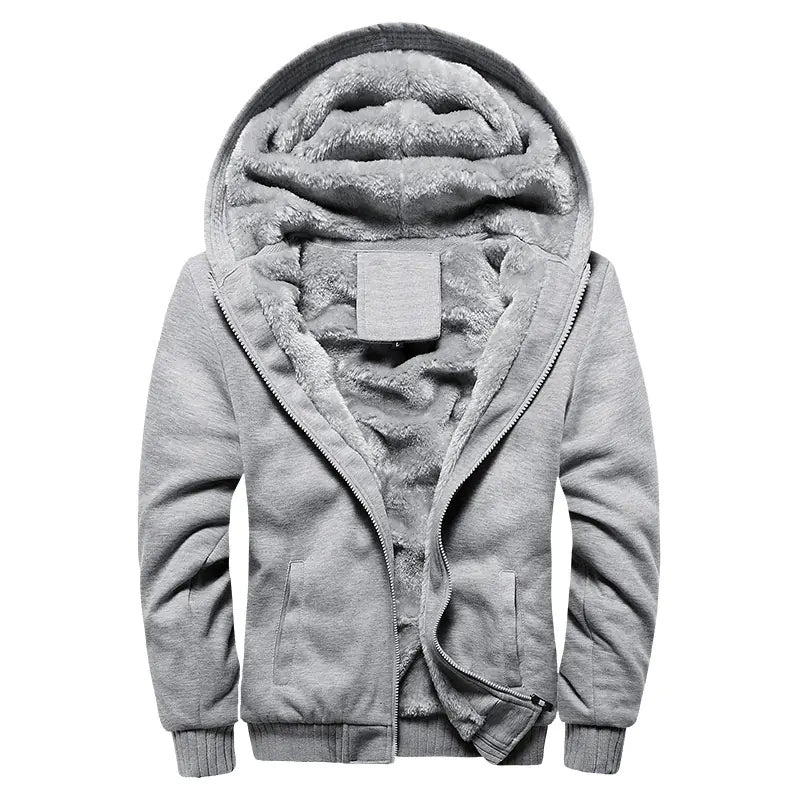 Men's Hoodie Baseball Jacket for Fall & Winter