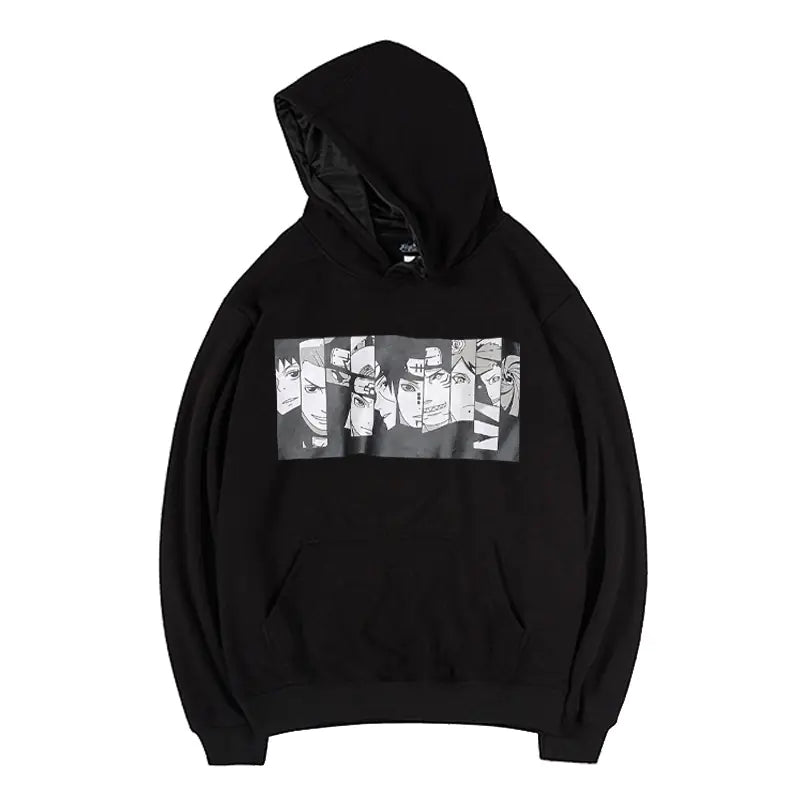 Naruto Hoodie, Trendy Loose Couple Long Sleeve Top.