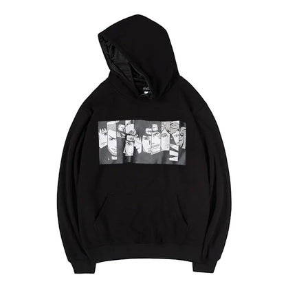 Naruto Hoodie, Trendy Loose Couple Long Sleeve Top.