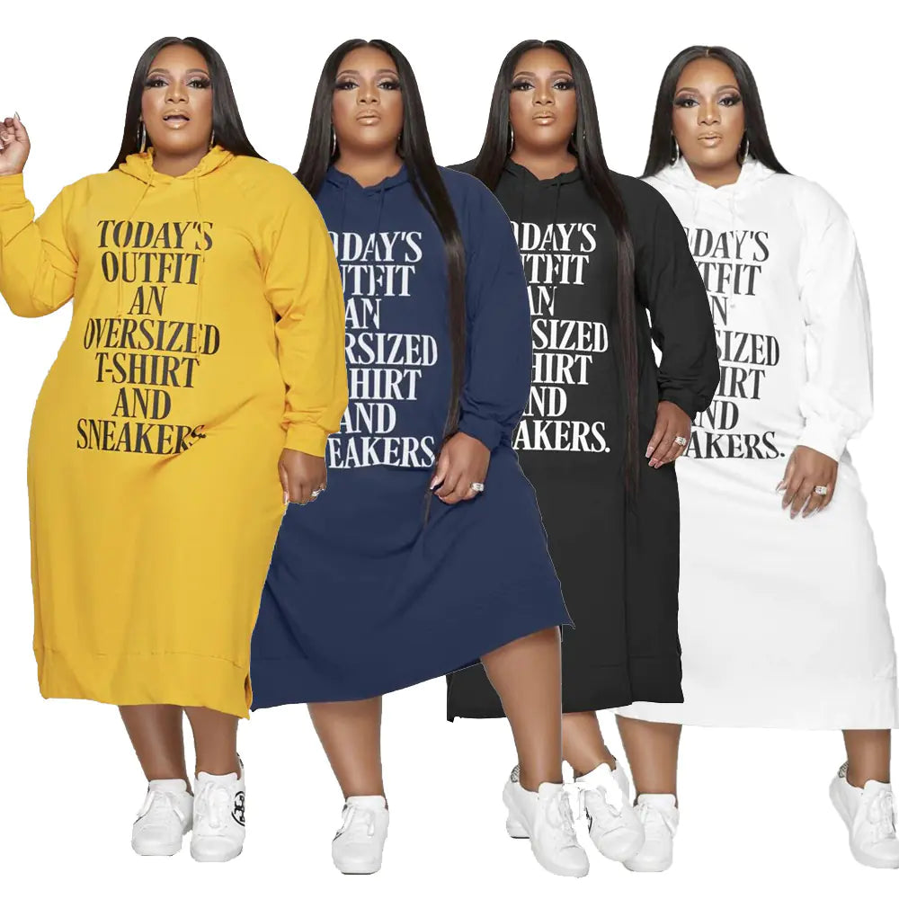 Chic & Cozy: The Printed Women’s Hoodie Dress You’ll Live In