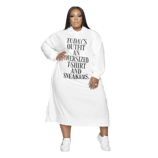 Chic & Cozy: The Printed Women’s Hoodie Dress You’ll Live In