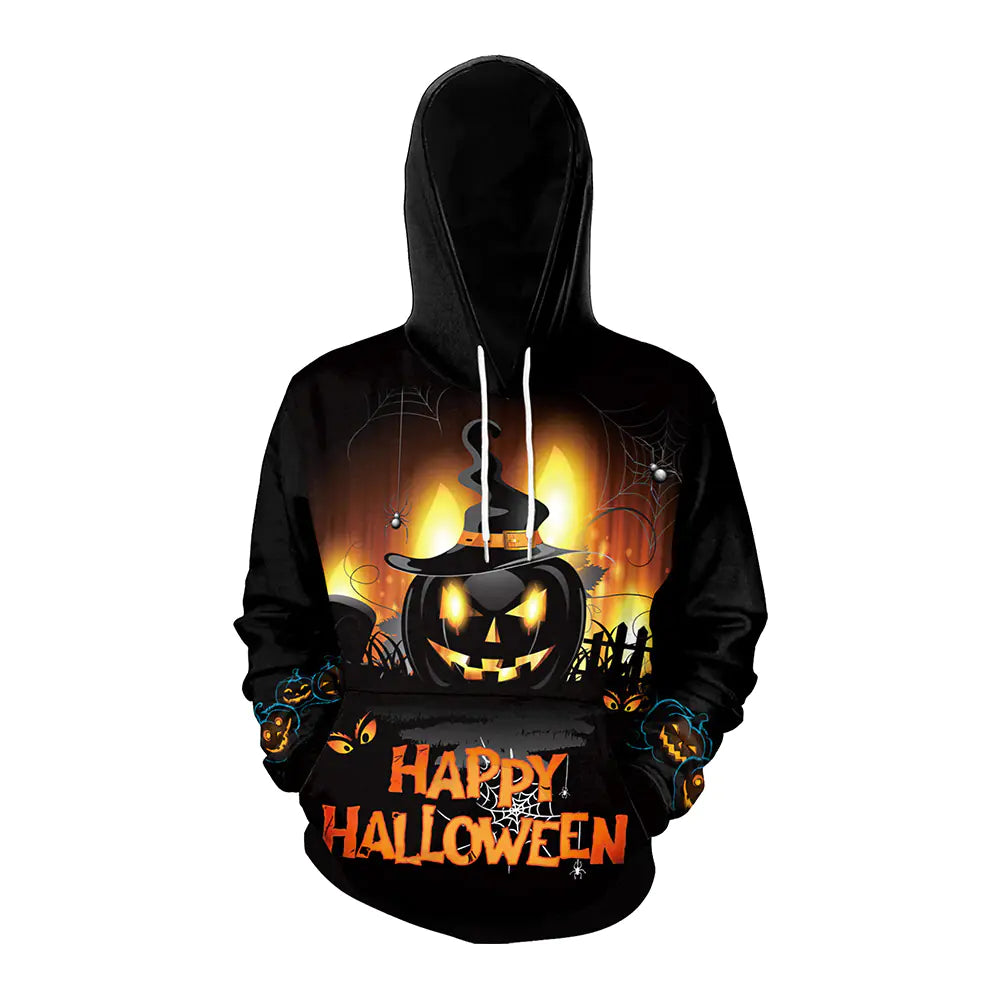 Halloween Couple's Hoodie | Loose Fit Fall Streetwear