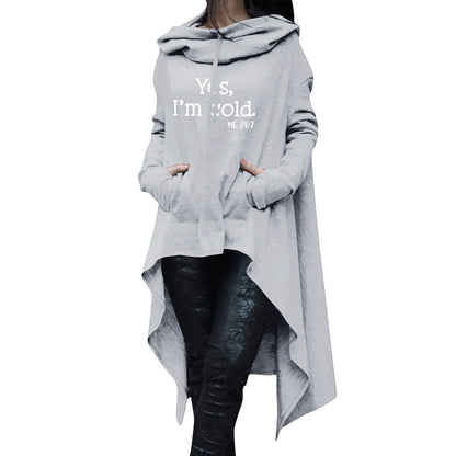 Autumn & Winter Halloween Hoodie | Cozy Cotton Mid-Length Pullover