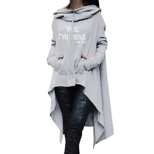 Autumn & Winter Halloween Hoodie | Cozy Cotton Mid-Length Pullover