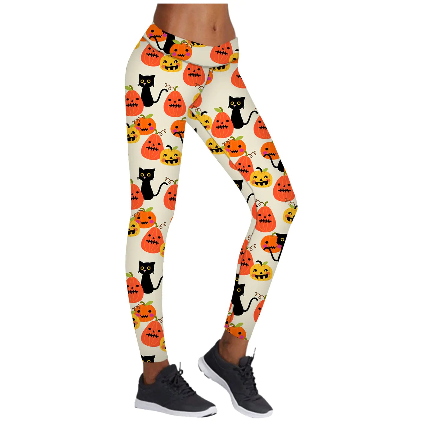 Women’s Halloween Leggings | Printed Yoga Pants for Fitness & Fall