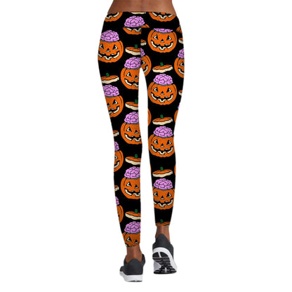 Women’s Halloween Leggings | Printed Yoga Pants for Fitness & Fall