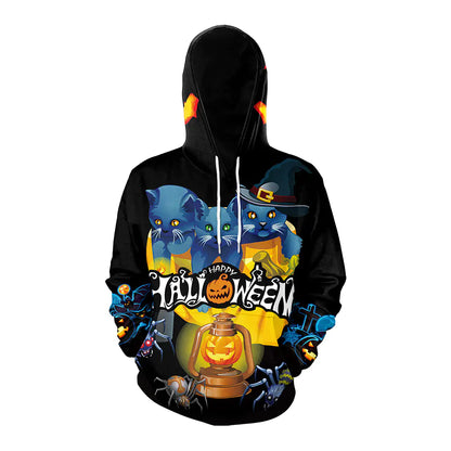 Halloween Couple's Hoodie | Loose Fit Fall Streetwear