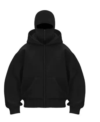 Ninja Hoodie: Double Hood Design Hooded Sweater.