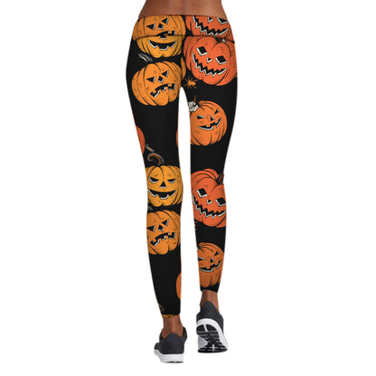 Women’s Halloween Leggings | Printed Yoga Pants for Fitness & Fall