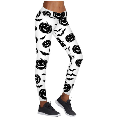 Women’s Halloween Leggings | Printed Yoga Pants for Fitness & Fall