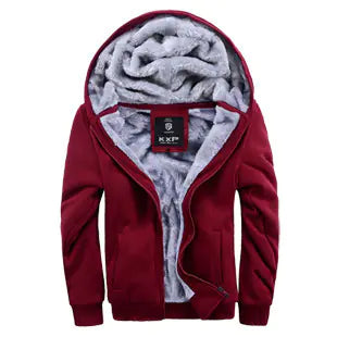 Men's Hoodie Baseball Jacket for Fall & Winter