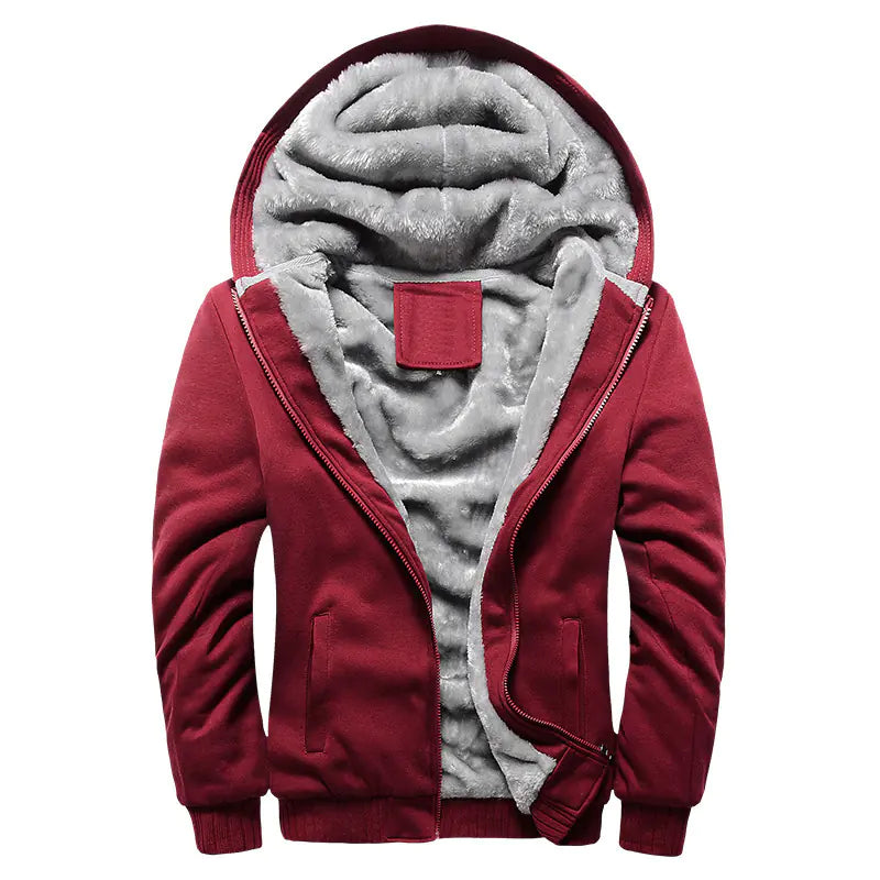 Men's Hoodie Baseball Jacket for Fall & Winter