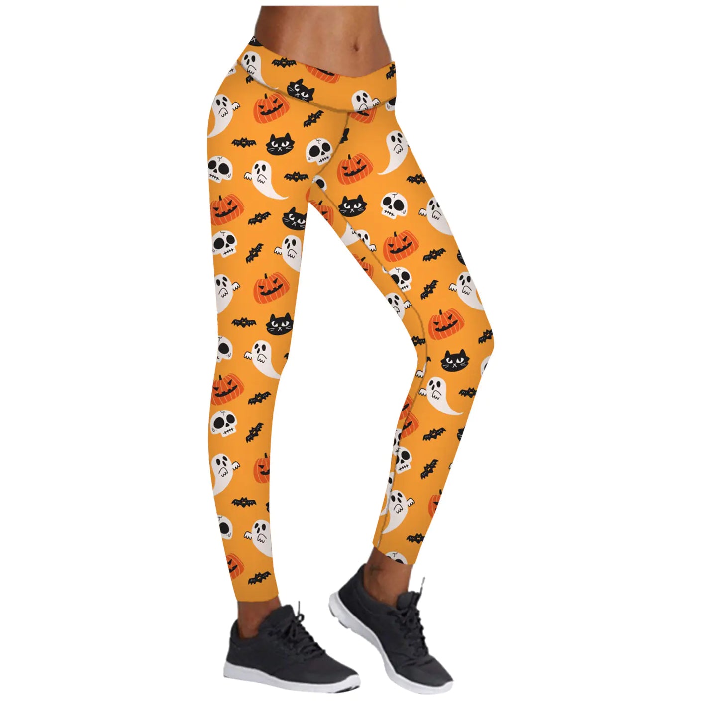 Women’s Halloween Leggings | Printed Yoga Pants for Fitness & Fall