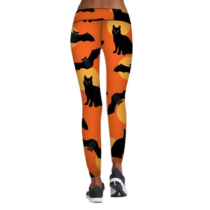 Women’s Halloween Leggings | Printed Yoga Pants for Fitness & Fall
