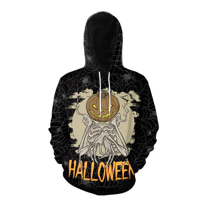 Halloween Couple's Hoodie | Loose Fit Fall Streetwear