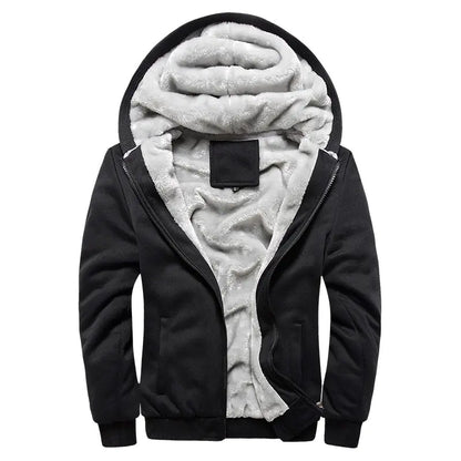 Men's Hoodie Baseball Jacket for Fall & Winter