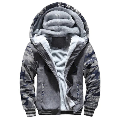 Men's Hoodie Baseball Jacket for Fall & Winter