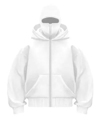 Ninja Hoodie: Double Hood Design Hooded Sweater.