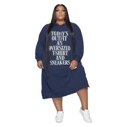 Chic & Cozy: The Printed Women’s Hoodie Dress You’ll Live In