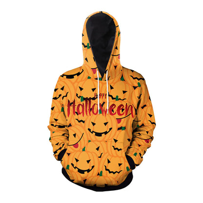 Halloween Couple's Hoodie | Loose Fit Fall Streetwear