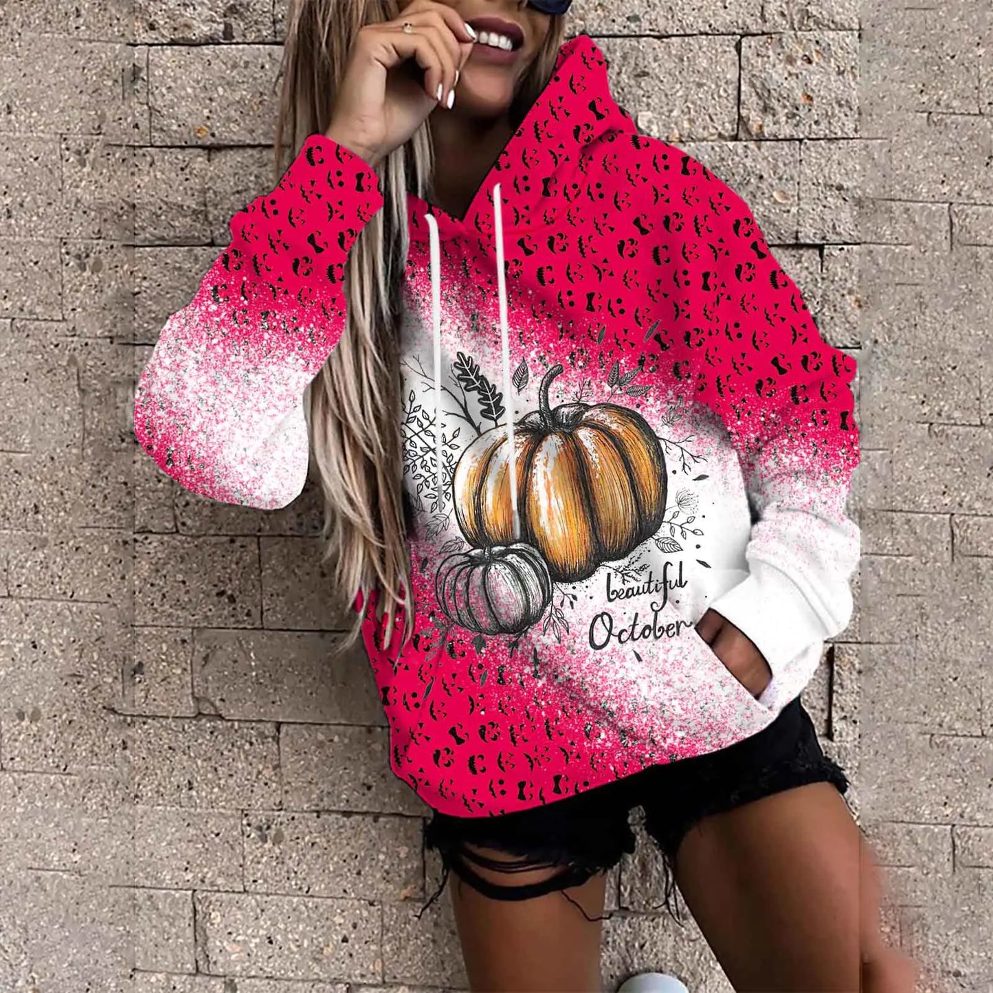 Women’s Halloween Padded Sweater | Plus Size Fall Fashion Top